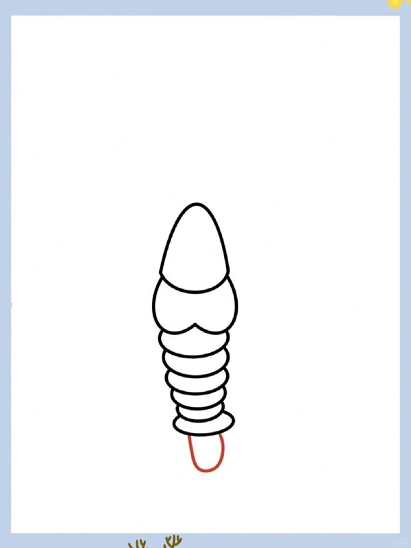 How to draw a shrimp beautiful 4