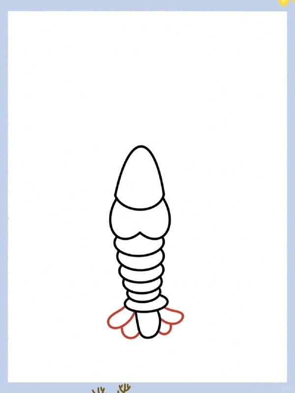 How to draw a shrimp beautiful 5
