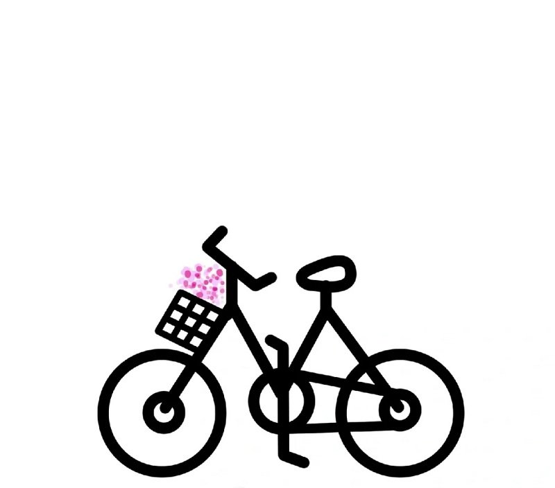 How to draw a simple bike