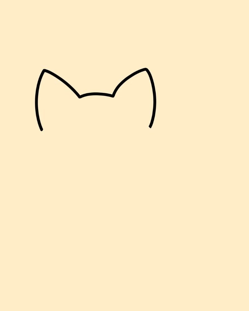How to draw a simple fox 1