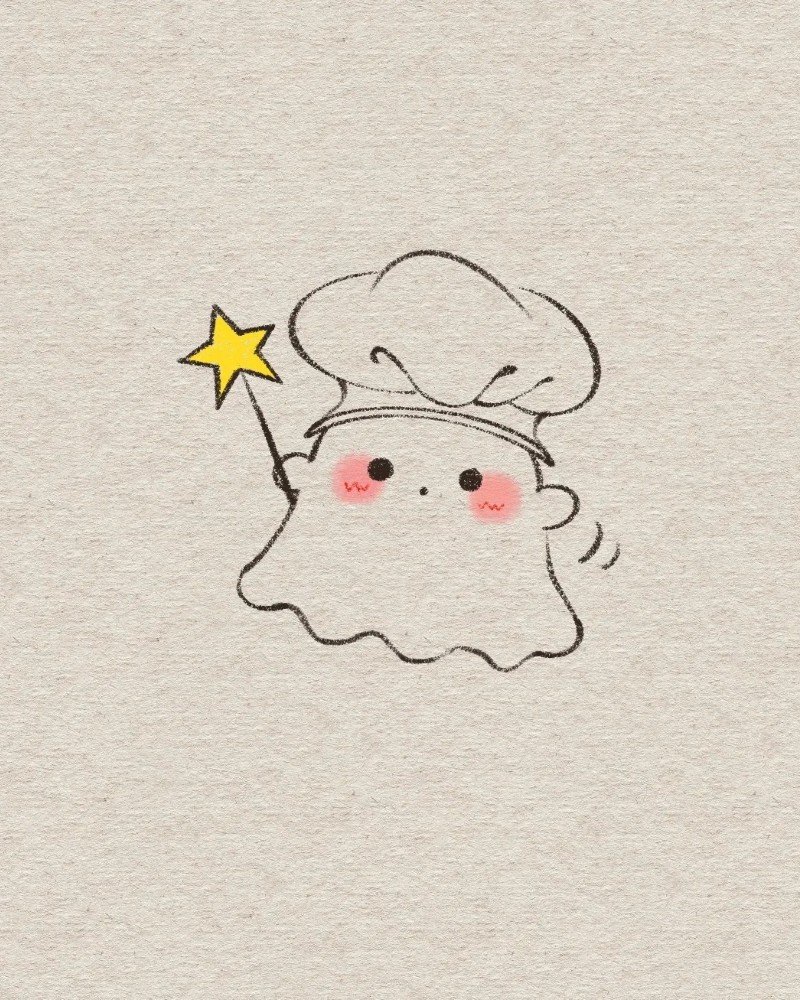 How to draw a simple ghost 12