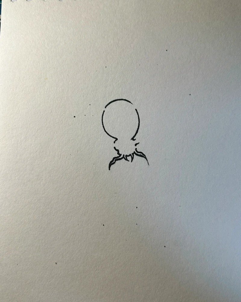 How to draw a simple Spider 1