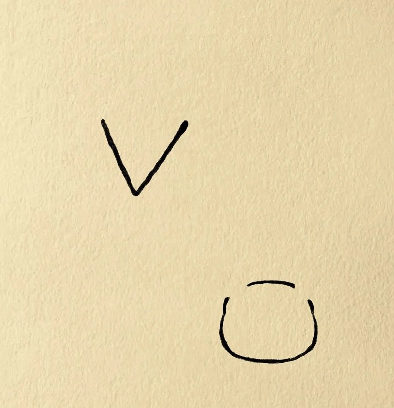 How to draw a simple squirrel 1