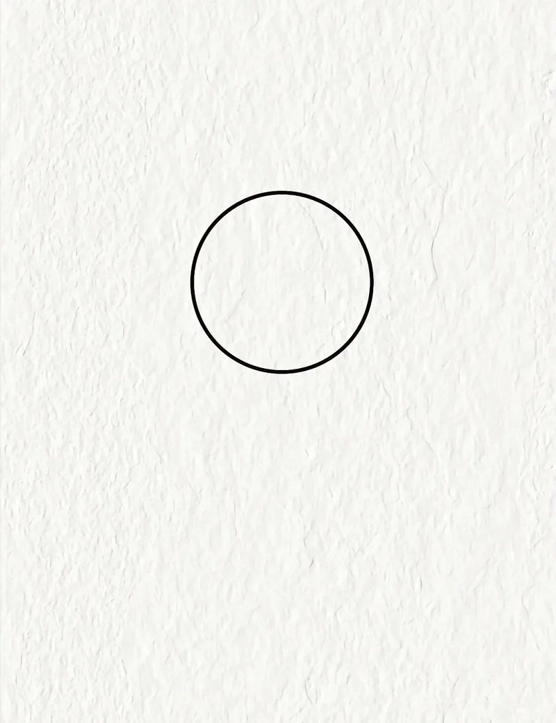How to draw a simple sunflower 1