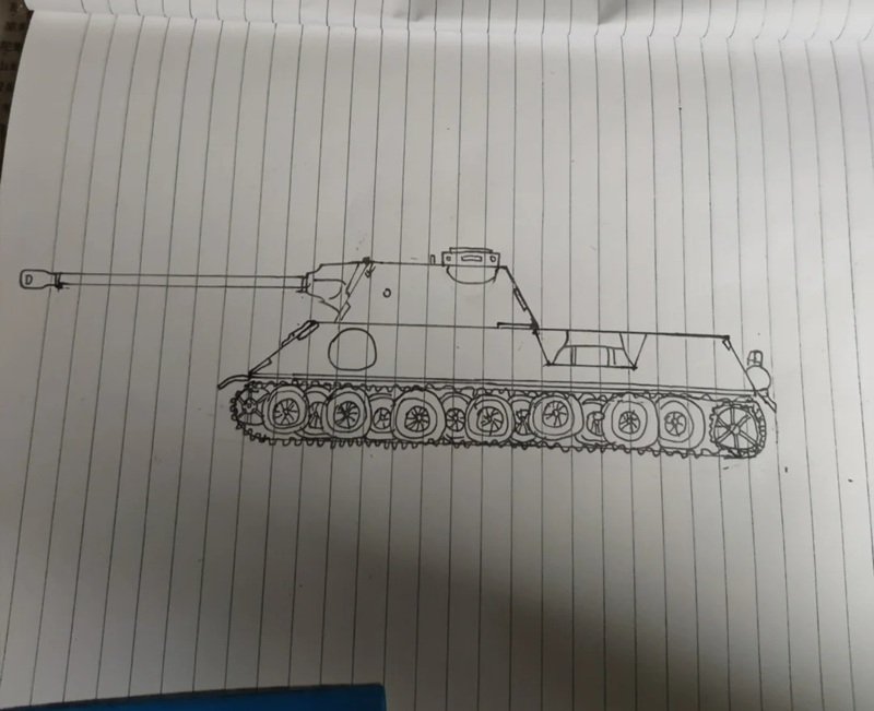 How to draw a simple tank