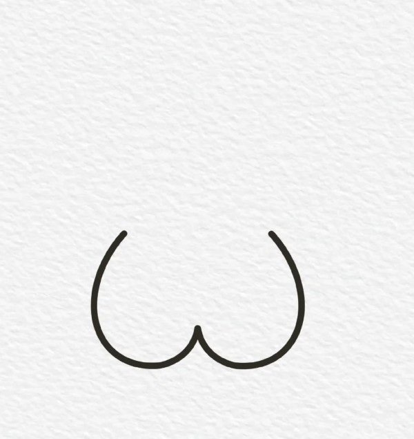 How to draw a simple teddy bear 1
