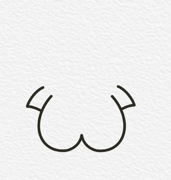 How to draw a simple teddy bear 2