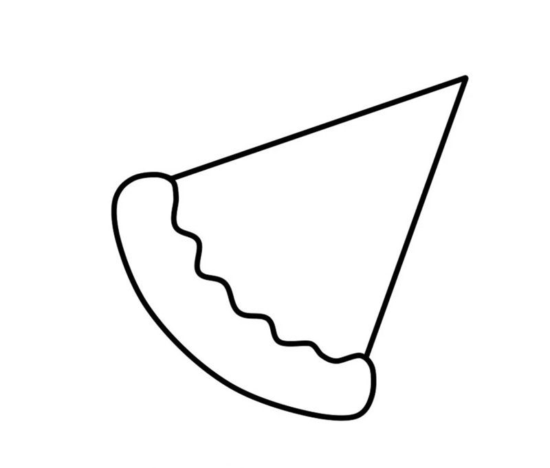 How to draw a slice of pizza 2