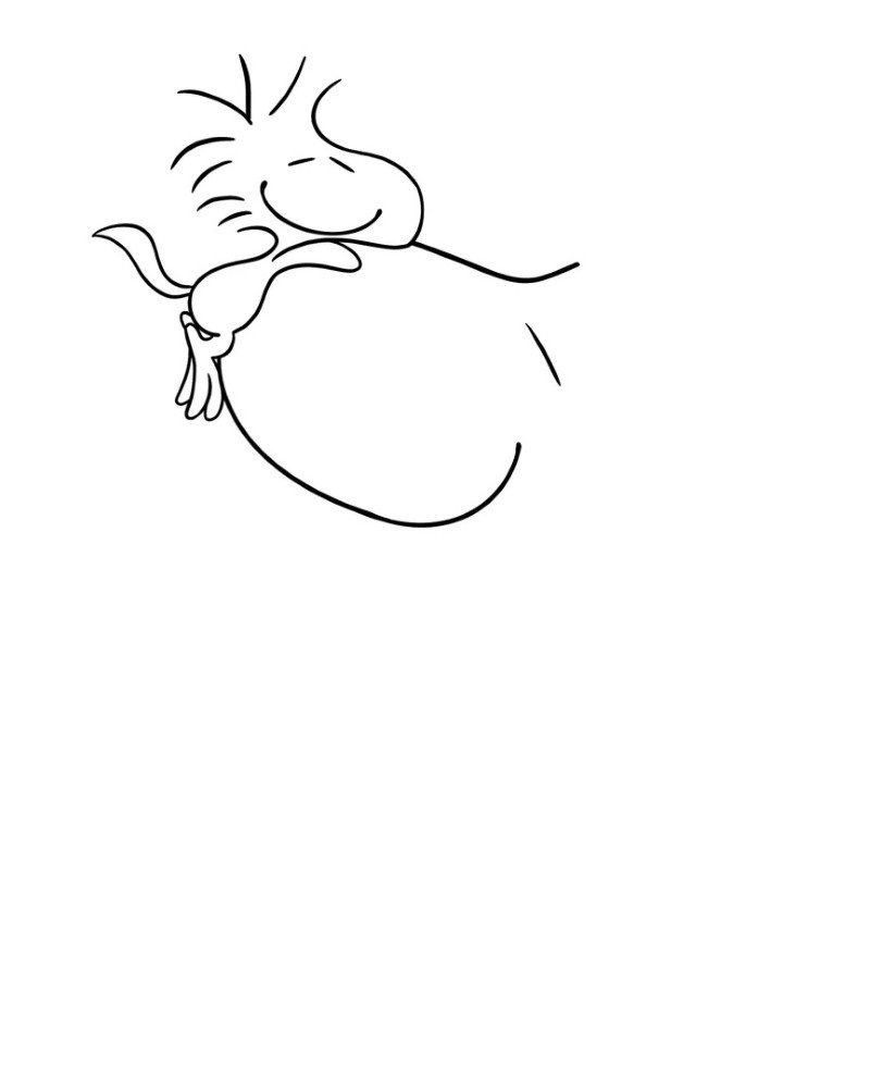 How to draw a Snoopy 2
