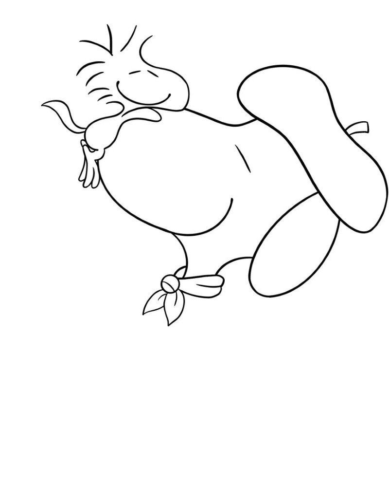 How to draw a Snoopy 4