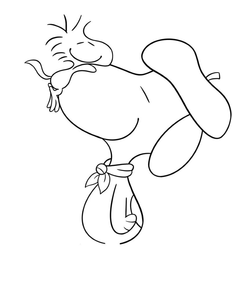 How to draw a Snoopy 5