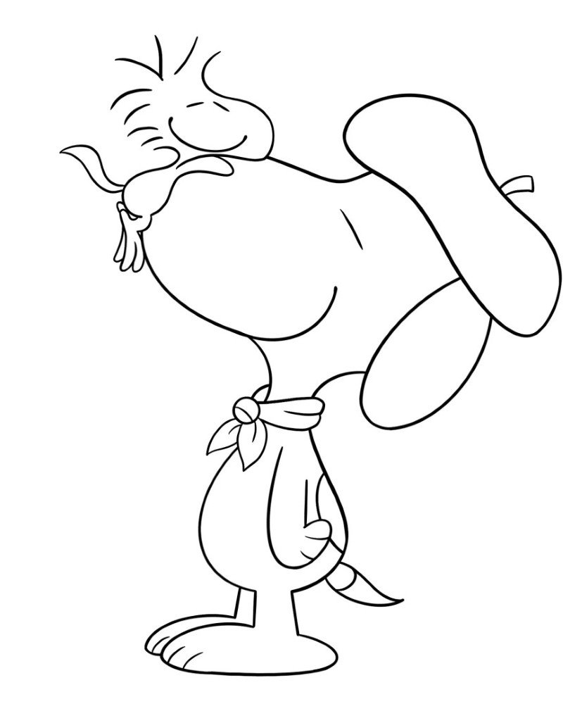 How to draw a Snoopy 6
