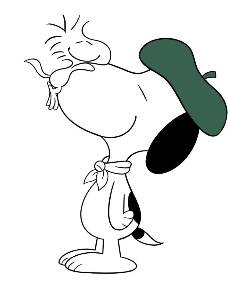 How to draw a Snoopy 7
