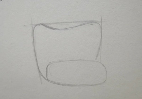 How to draw a sofa easy 2