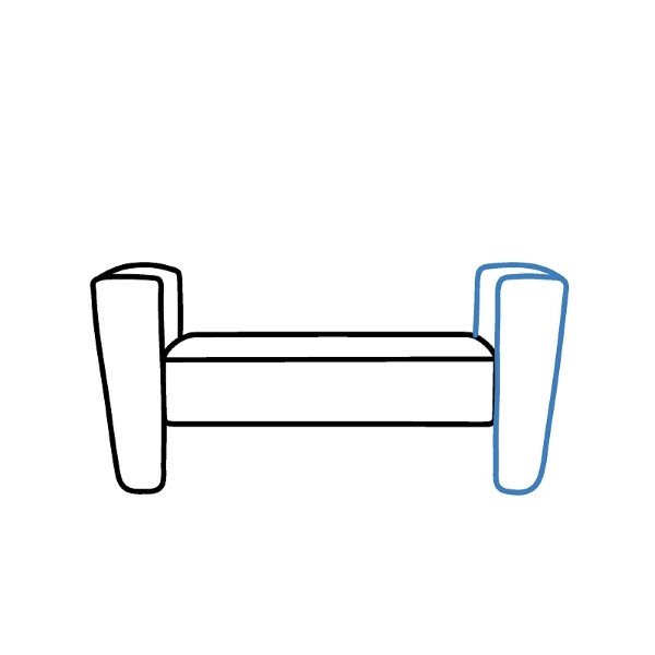 How to draw a sofa for kids 3