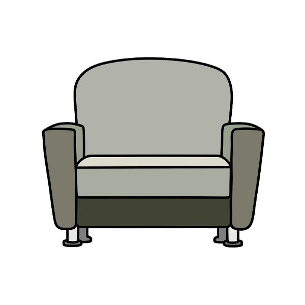 How to draw a sofa for kids