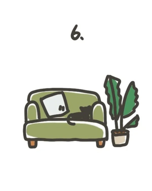 How to draw a sofa