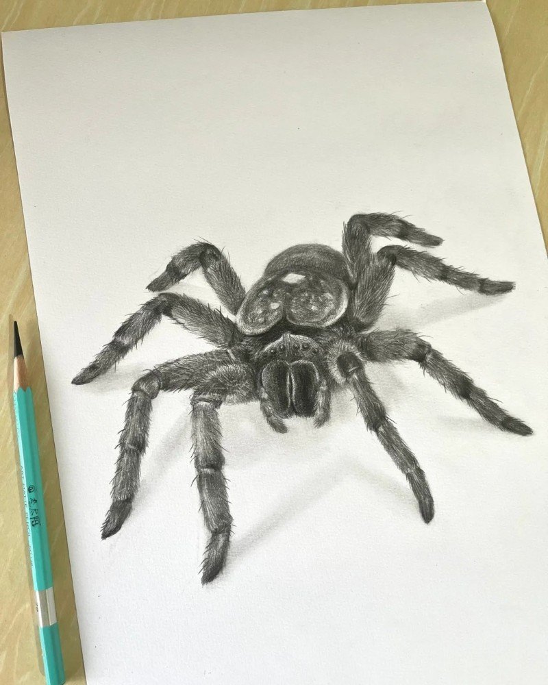 How to draw a Spider 4