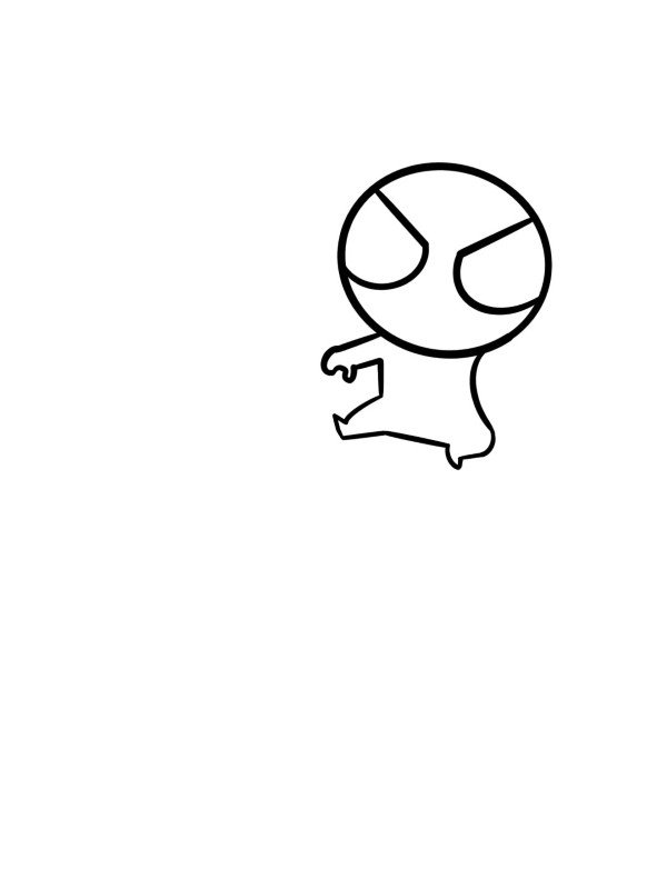 How to draw a spider-man​ 3