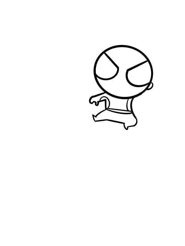 How to draw a spider-man​ 4