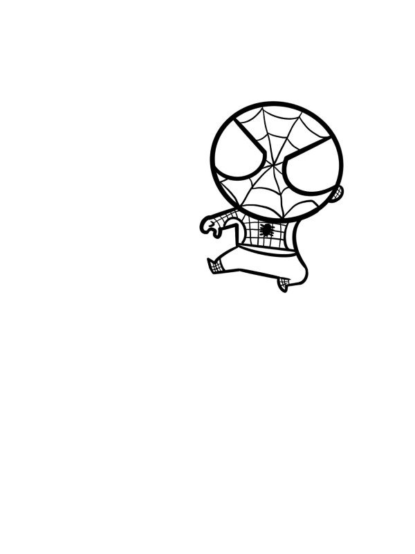 How to draw a spider-man​ 6
