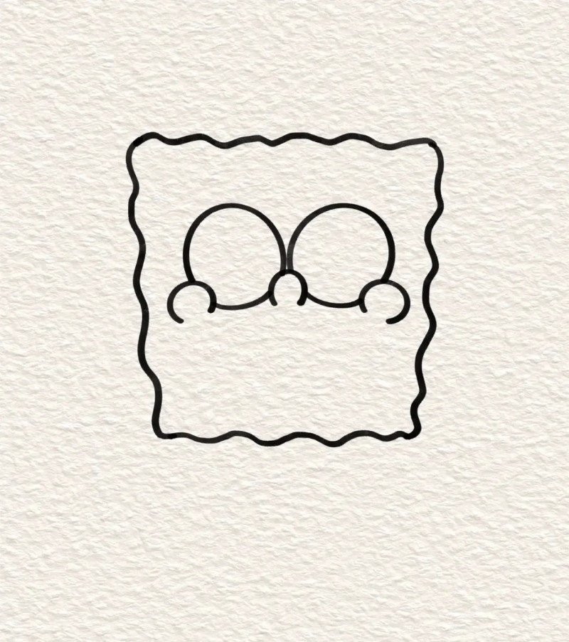 How to draw a Spongebob 2