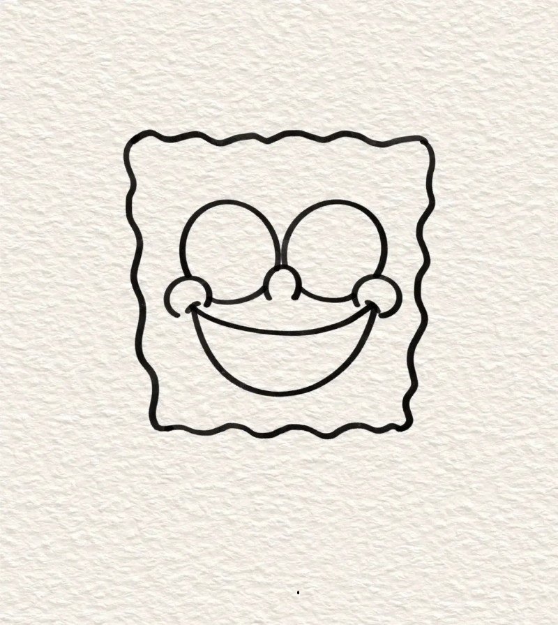 How to draw a Spongebob 3
