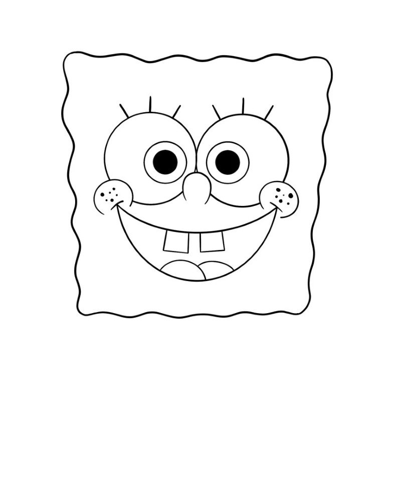 How to draw a Spongebob step by step 3