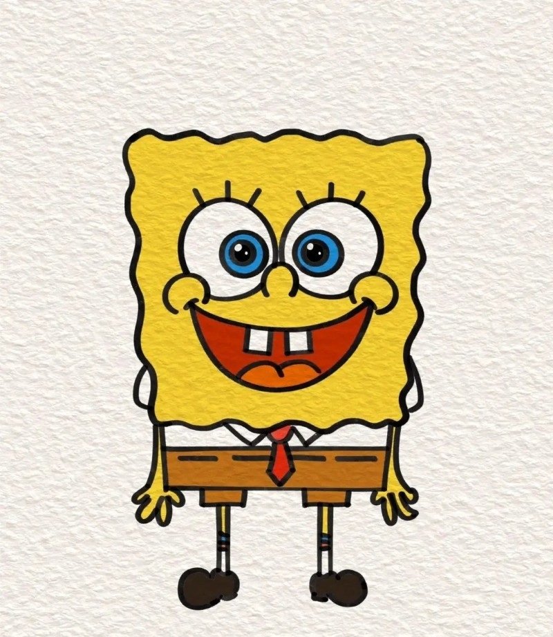 How to draw a Spongebob 