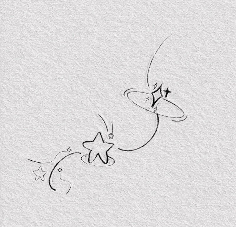 How to draw a star easy 6