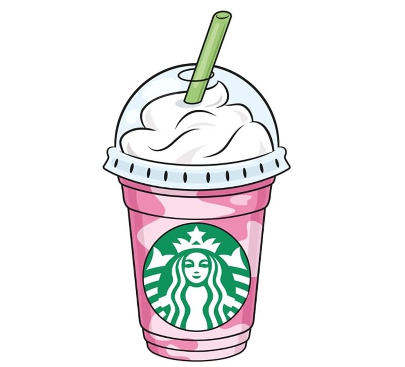 How to draw a starbucks coffee cup