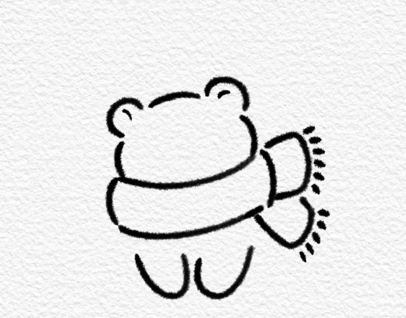 How to draw a stuffed bear beautiful 6