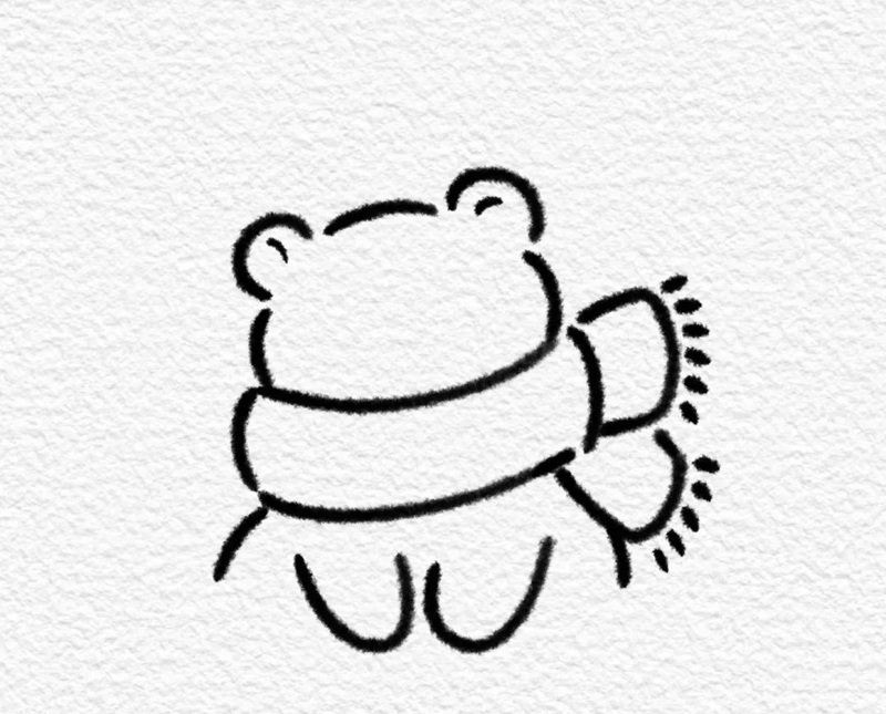 How to draw a stuffed bear beautiful 7