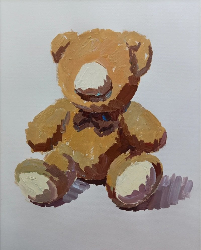 How to draw a stuffed bear easy 2