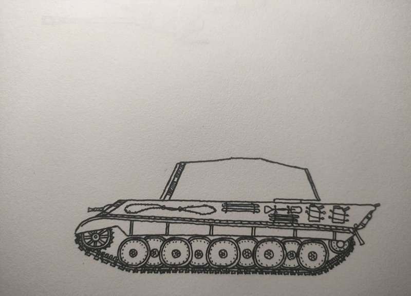 How to draw a tank easy 8