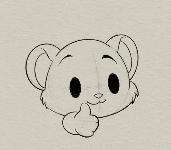 How to draw a tiger 8