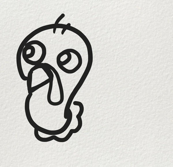 How to draw a Turkey easy 3