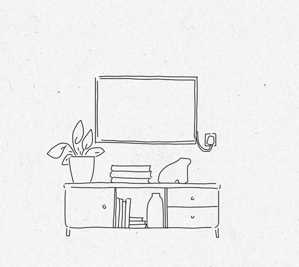 How to draw a tv 4