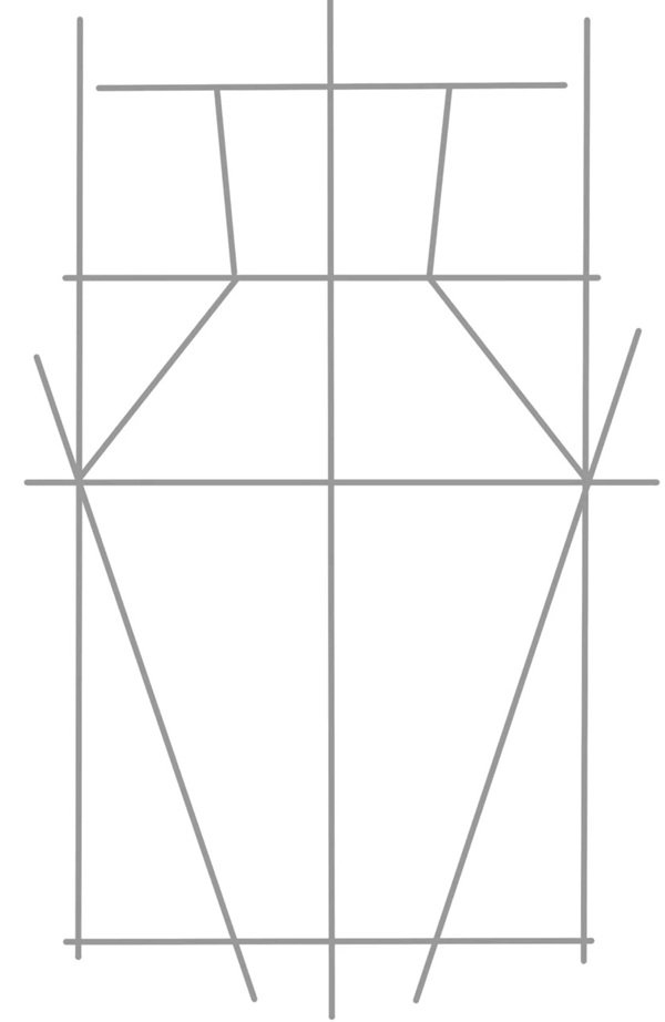 How to draw a vase