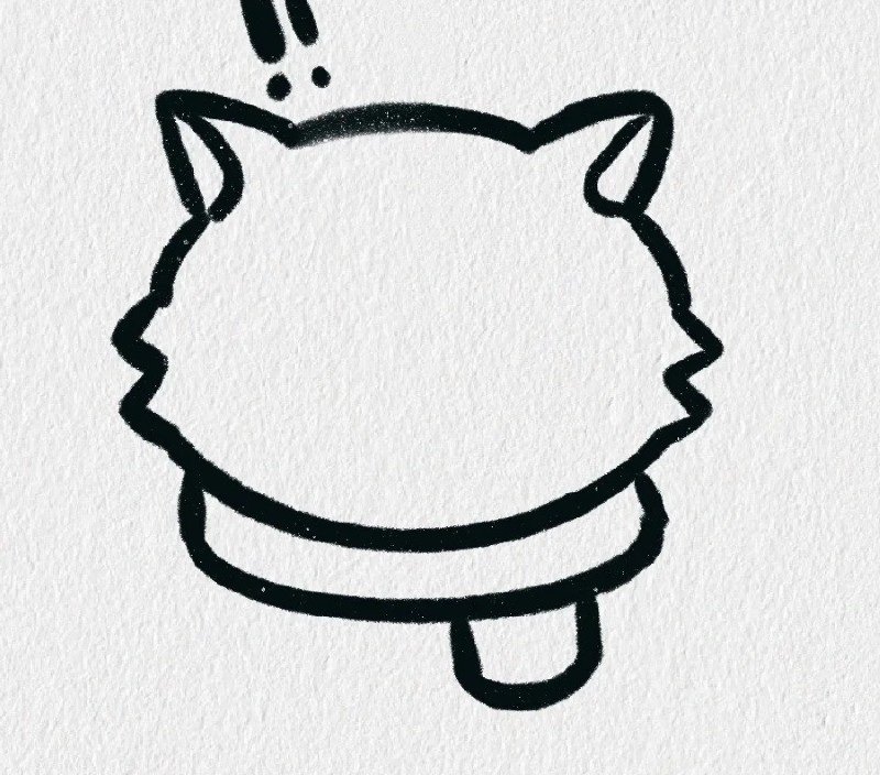 How to draw a Wolf easy cute 7