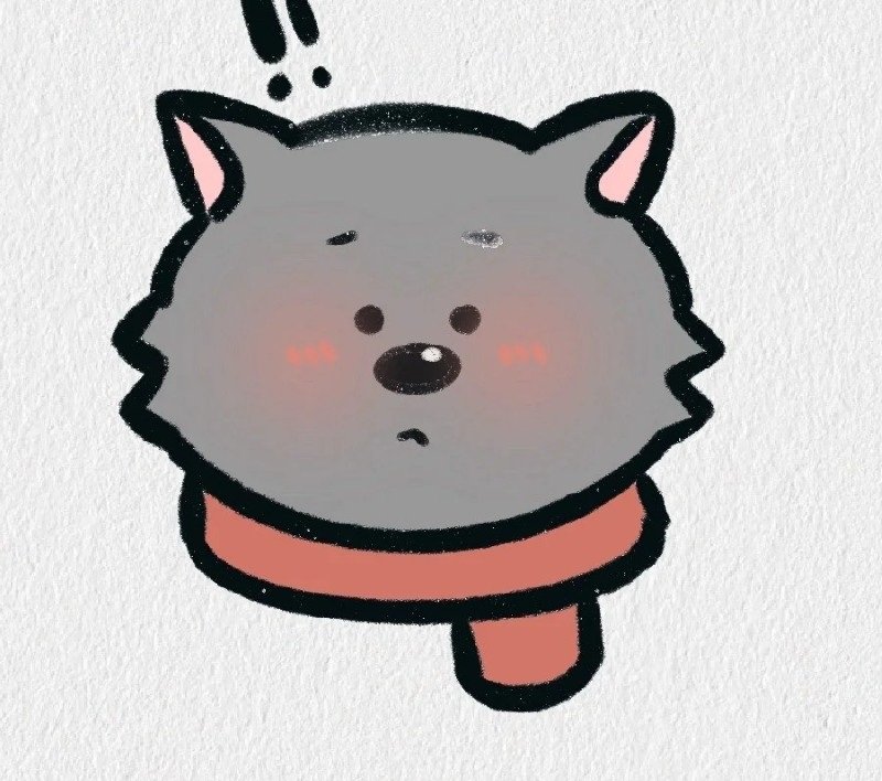 How to draw a Wolf easy cute