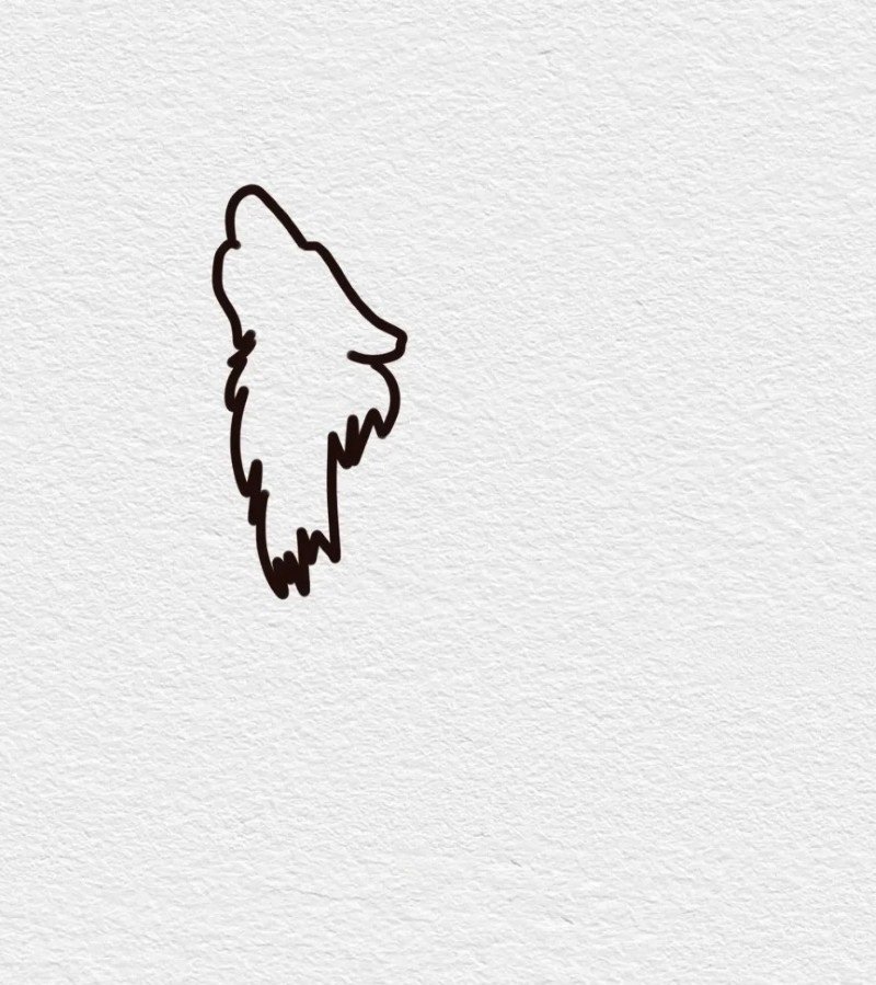 How to draw a Wolf easy 2