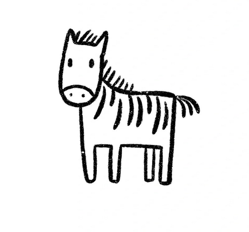 How to draw a zebra easy 5