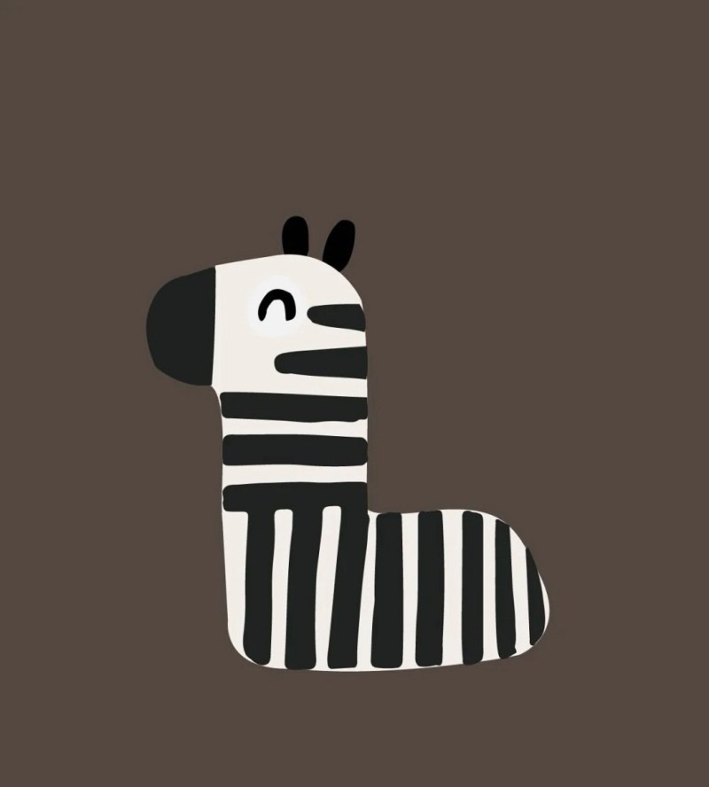 How to draw a zebra for kids 3 