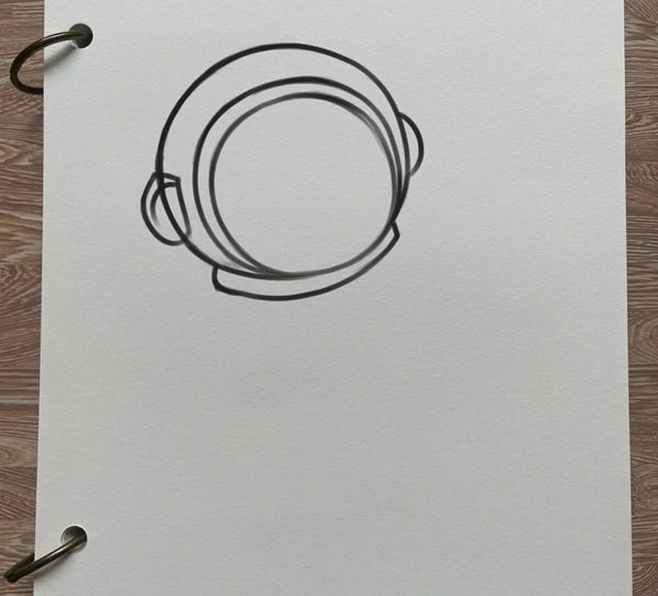 How to draw an Astronaut cute  3