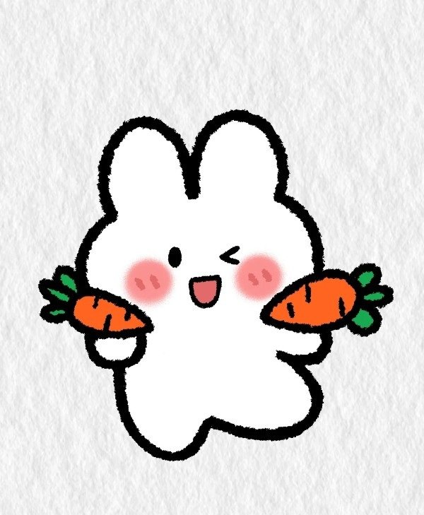 How to draw an easter bunny easy