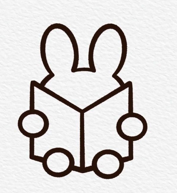 How to draw an easy easter bunny 4