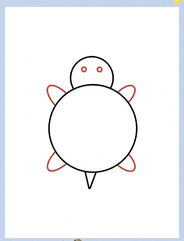 How to draw an easy turtle 3