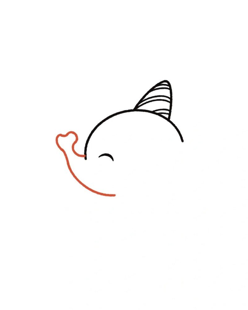 How to draw an elephant easy 5