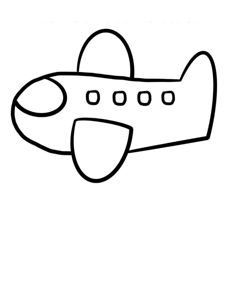 How to draw a plane easy 5